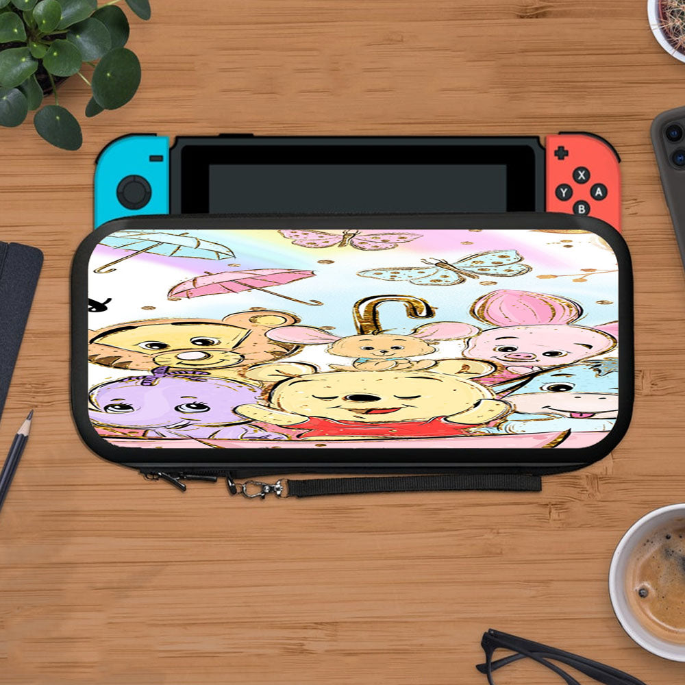 Glitter Winnie The Pooh Protective Carry Switch Nintendo Switch 2 Case