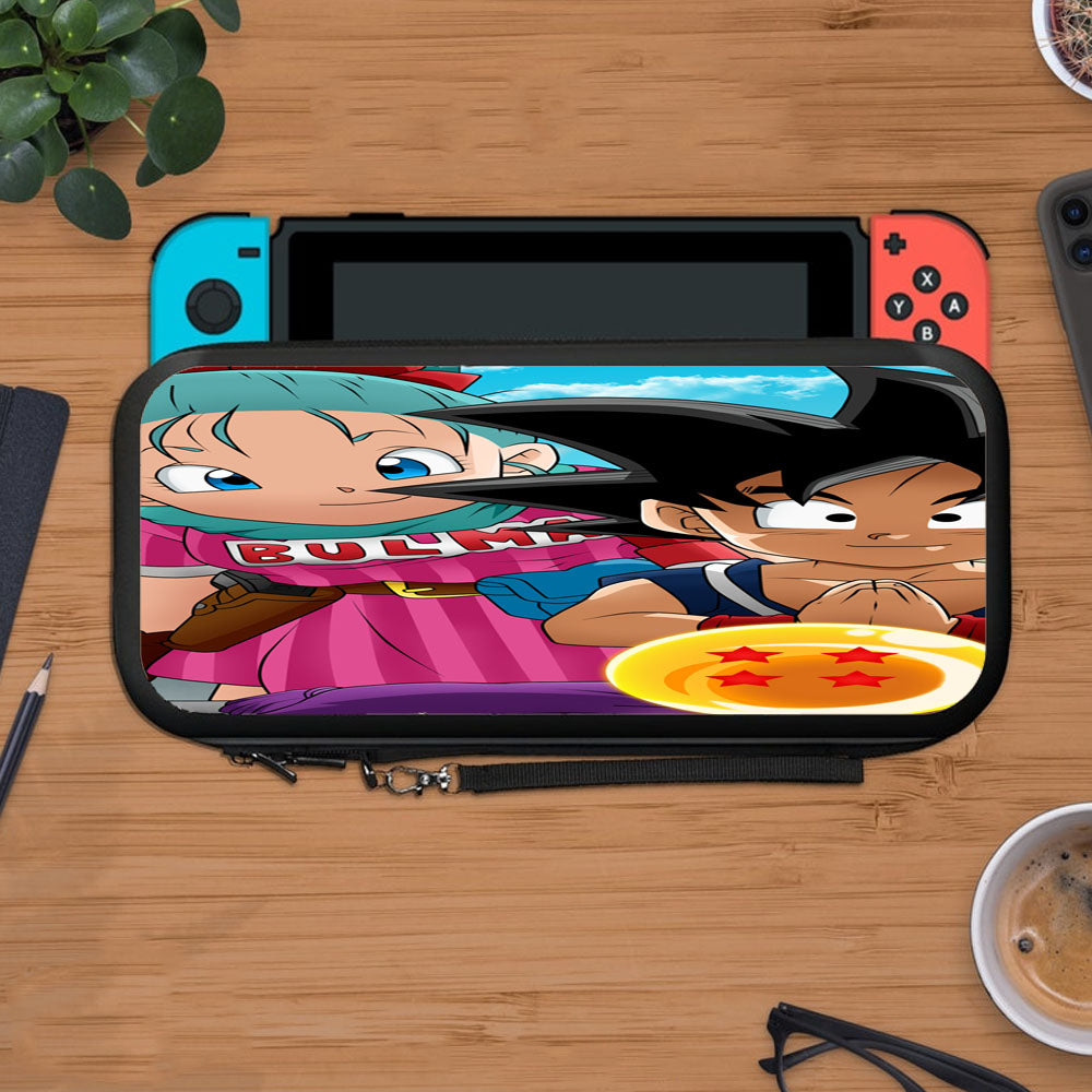 Goku And Bulma Wallpaper Protective Carry Switch Nintendo Switch 2 Case