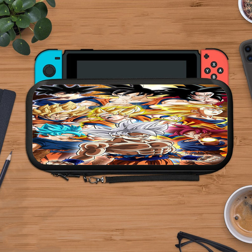 Goku Dragon Ball Z All Hairs Collage Protective Carry Switch Nintendo Switch 2 Case