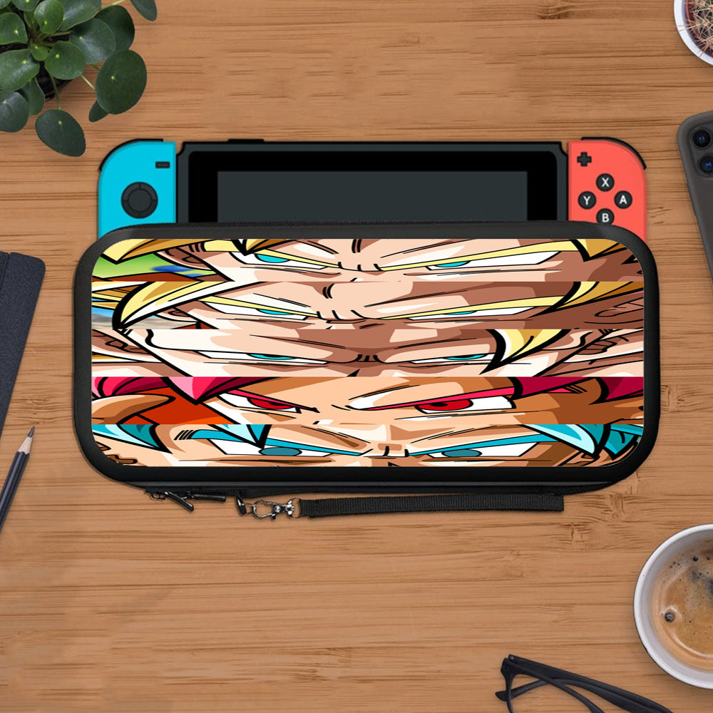 Goku Kakaroto Transform To Saiyan Protective Carry Switch Nintendo Switch 2 Case