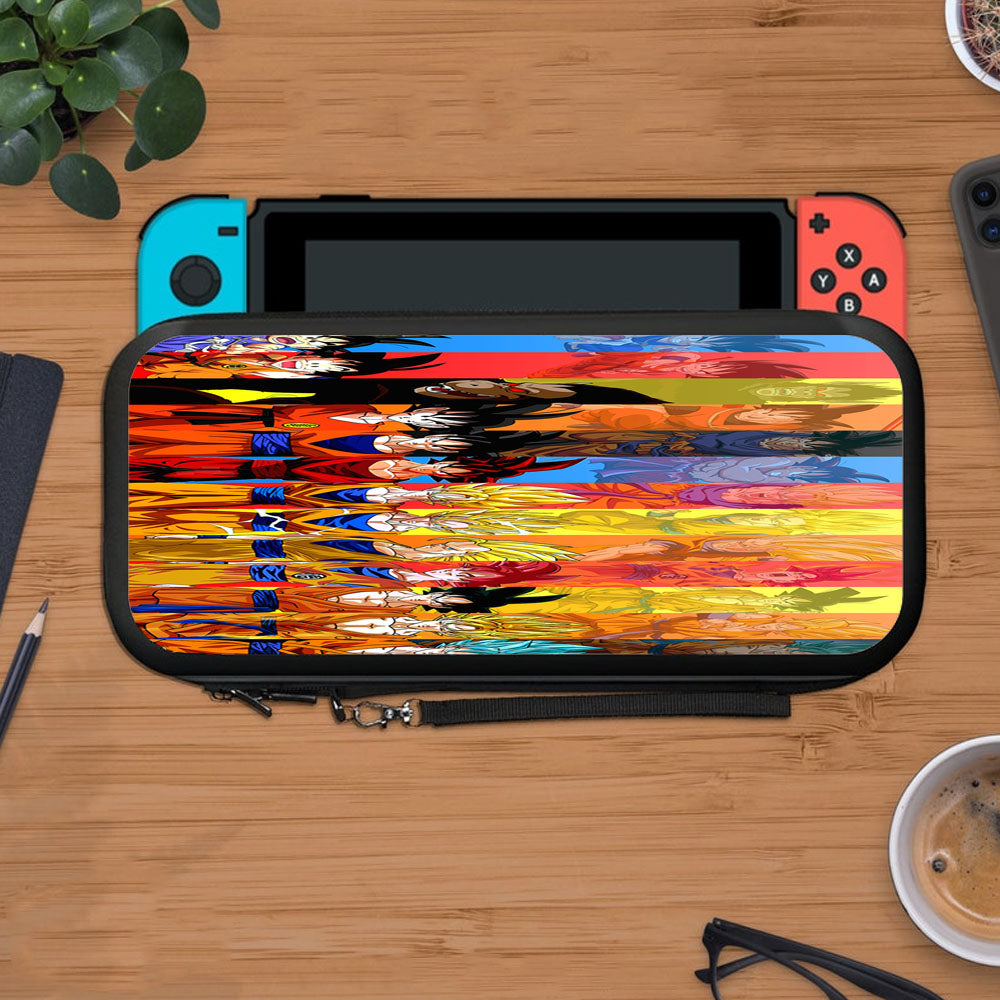 Goku Poster All Transformations Protective Carry Switch Nintendo Switch 2 Case