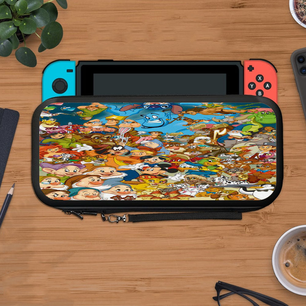 Group Of Disney Cartoon Characters Protective Carry Switch Nintendo Switch 2 Case