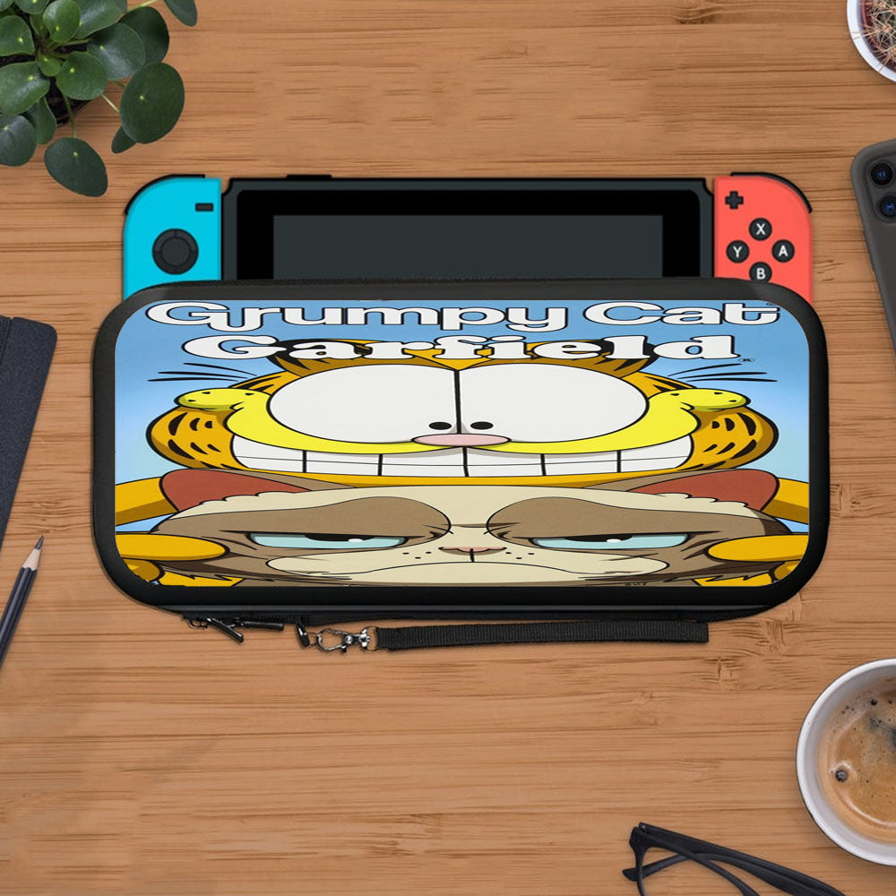 Grumpy Cat And Garfield Protective Carry Switch Nintendo Switch 2 Case