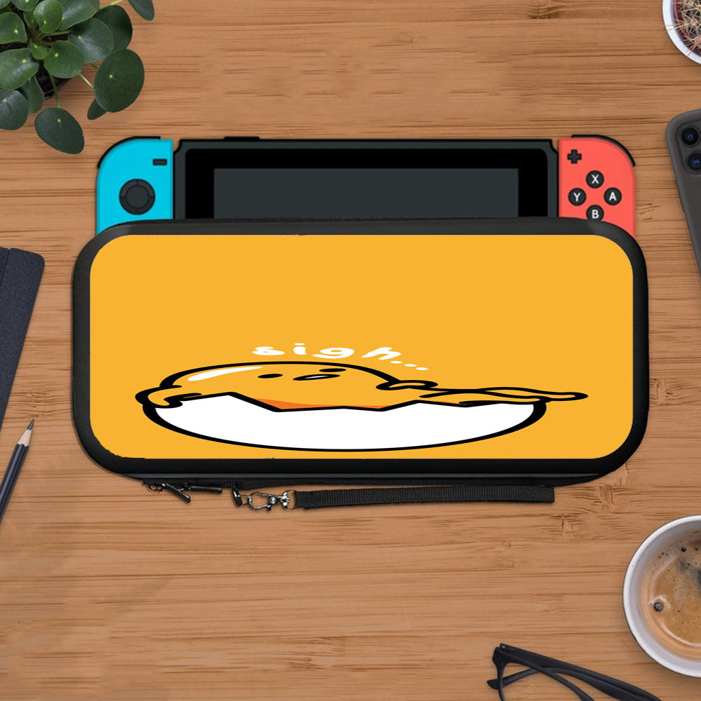 Gudetama Sigh Lazy Egg Protective Carry Switch Nintendo Switch 2 Case