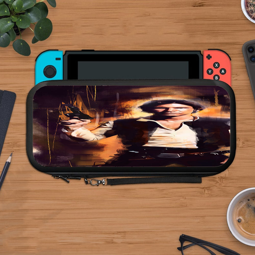 Han Solo Star Wars Art Movie Wallpaper Protective Carry Switch Nintendo Switch 2 Case