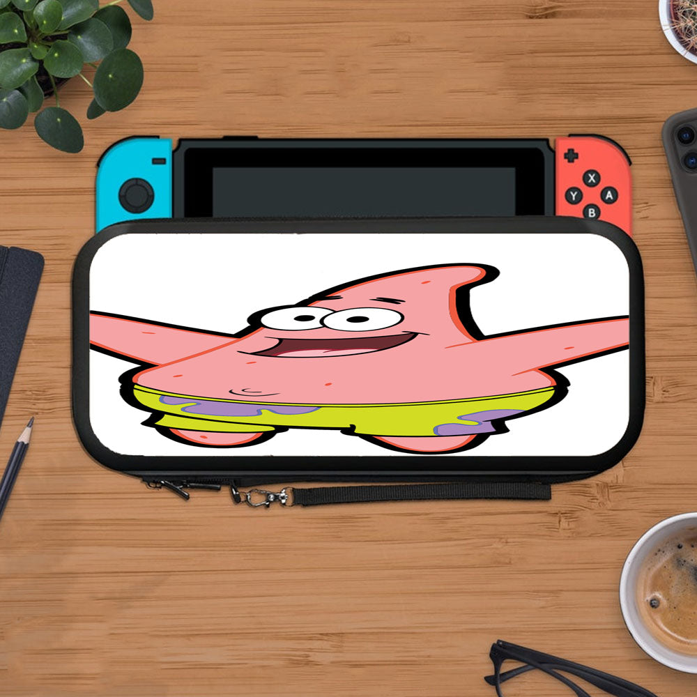 Happy Face Patrick Star Protective Carry Switch Nintendo Switch 2 Case