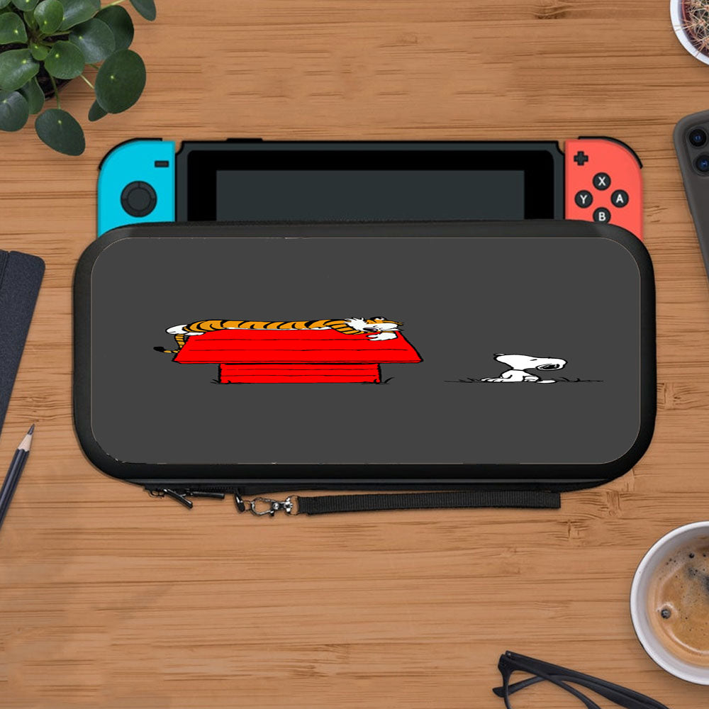 Hobbes Is A Top Snoopy House Protective Carry Switch Nintendo Switch 2 Case