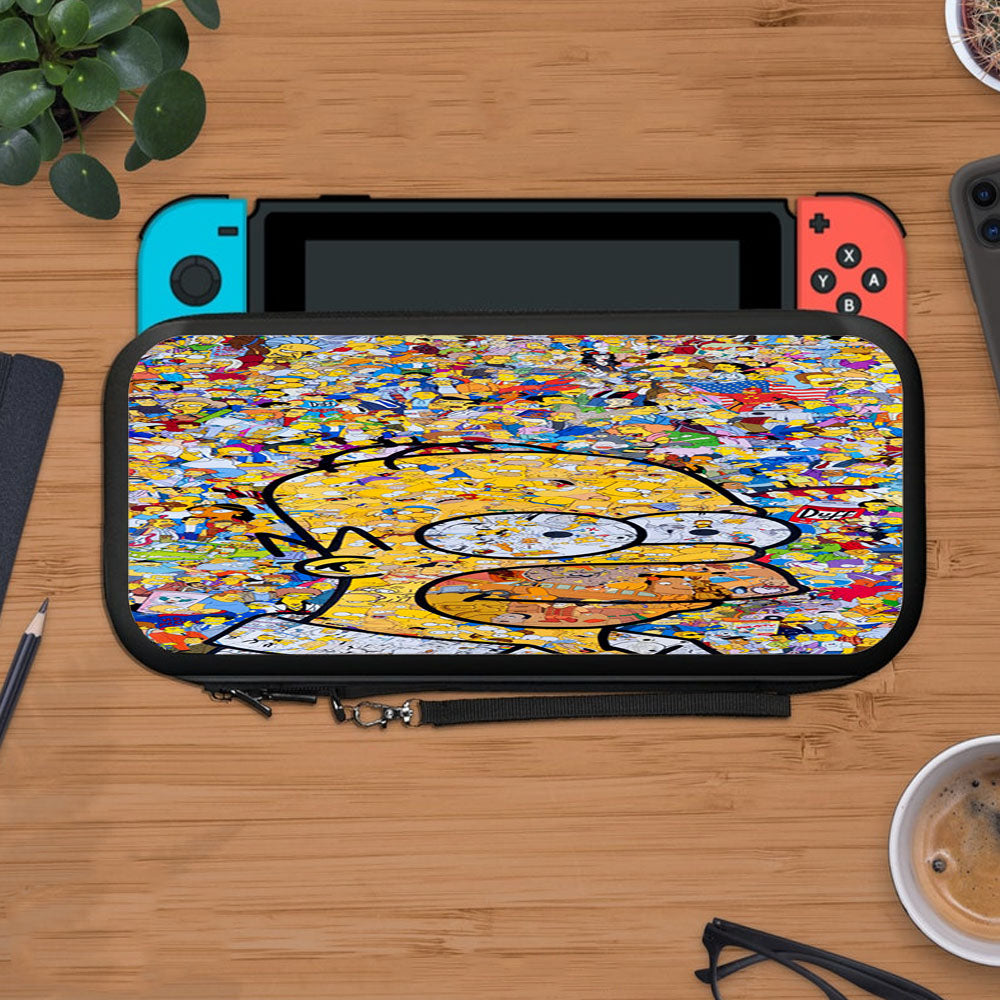 Homer The Simpson Collage Protective Carry Switch Nintendo Switch 2 Case