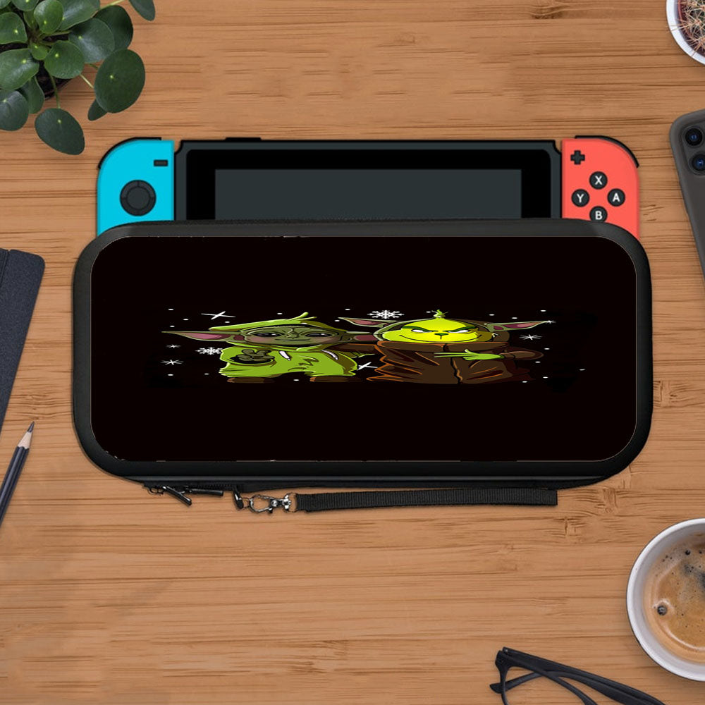 Hot Baby Yoda And Baby Grinch Protective Carry Switch Nintendo Switch 2 Case