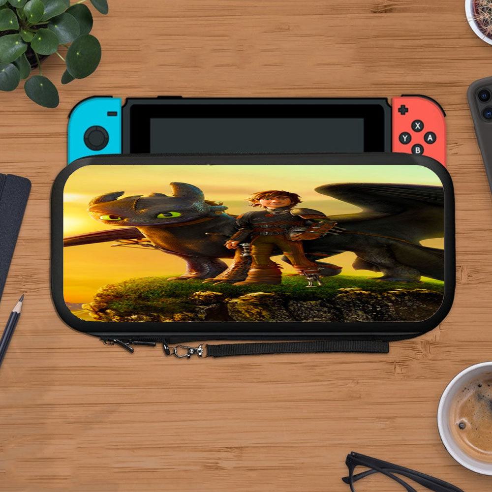How To Train Your Dragon Hiccup And Night Fury Protective Carry Switch Nintendo Switch 2 Case