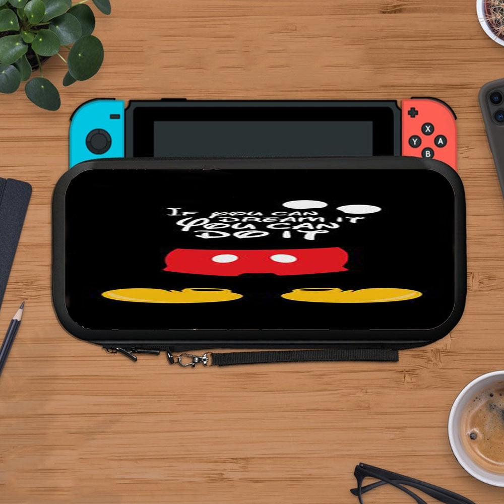 If You Can Dream It You Can Do It Mickey Mouse Protective Carry Switch Nintendo Switch 2 Case