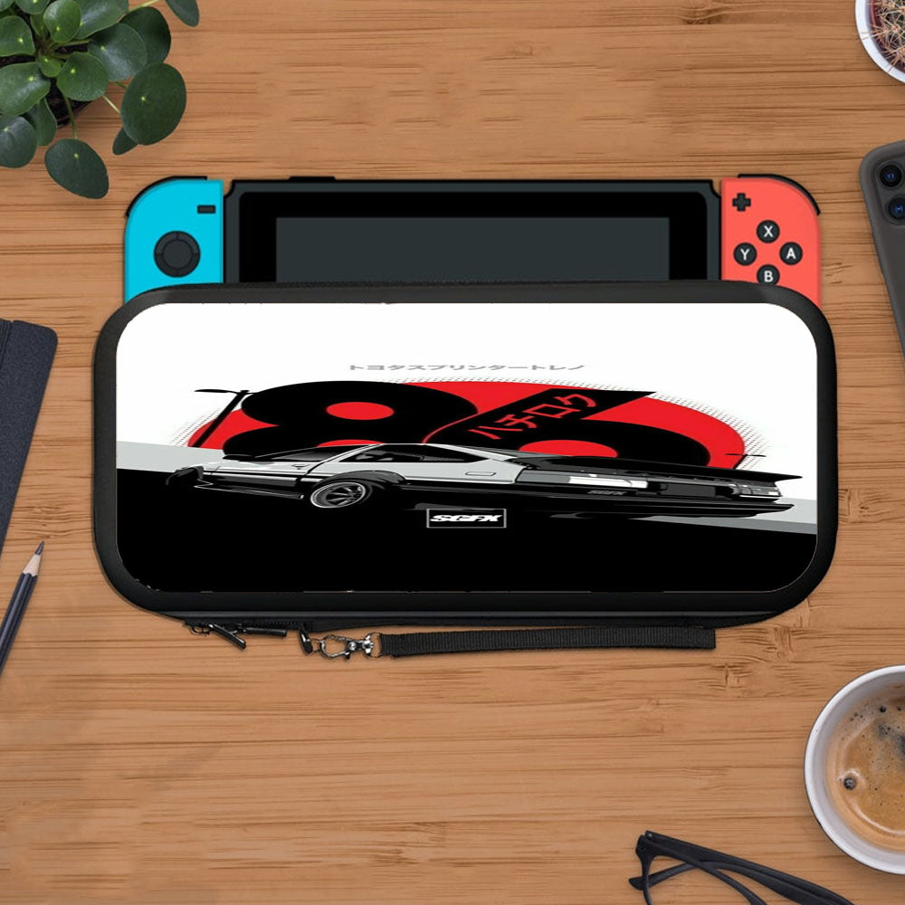 Initial D Ae86 Black White Wallpaper Protective Carry Switch Nintendo Switch 2 Case