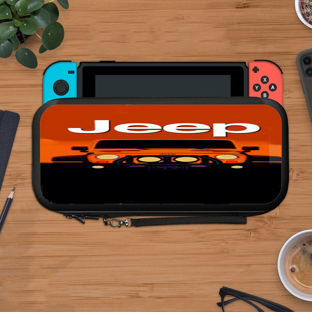 Jeep Wrangler Logo Automotive Adventure Protective Carry Switch Nintendo Switch 2 Case