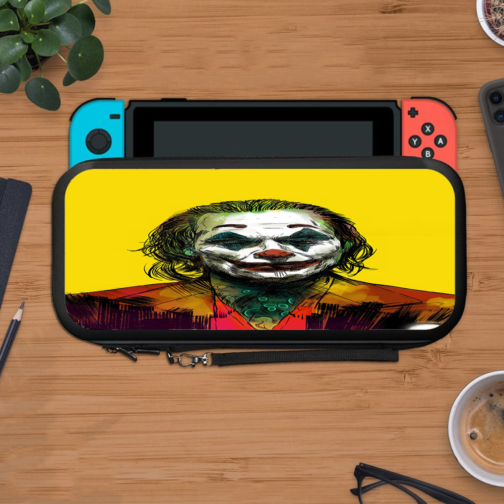 Joker 2019 Poster Joaquin Phoenix Yellow Protective Carry Switch Nintendo Switch 2 Case