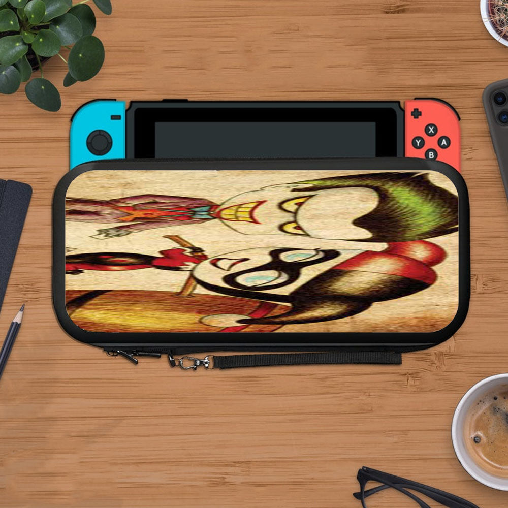 Joker Harley Quinn Drawing Protective Carry Switch Nintendo Switch 2 Case