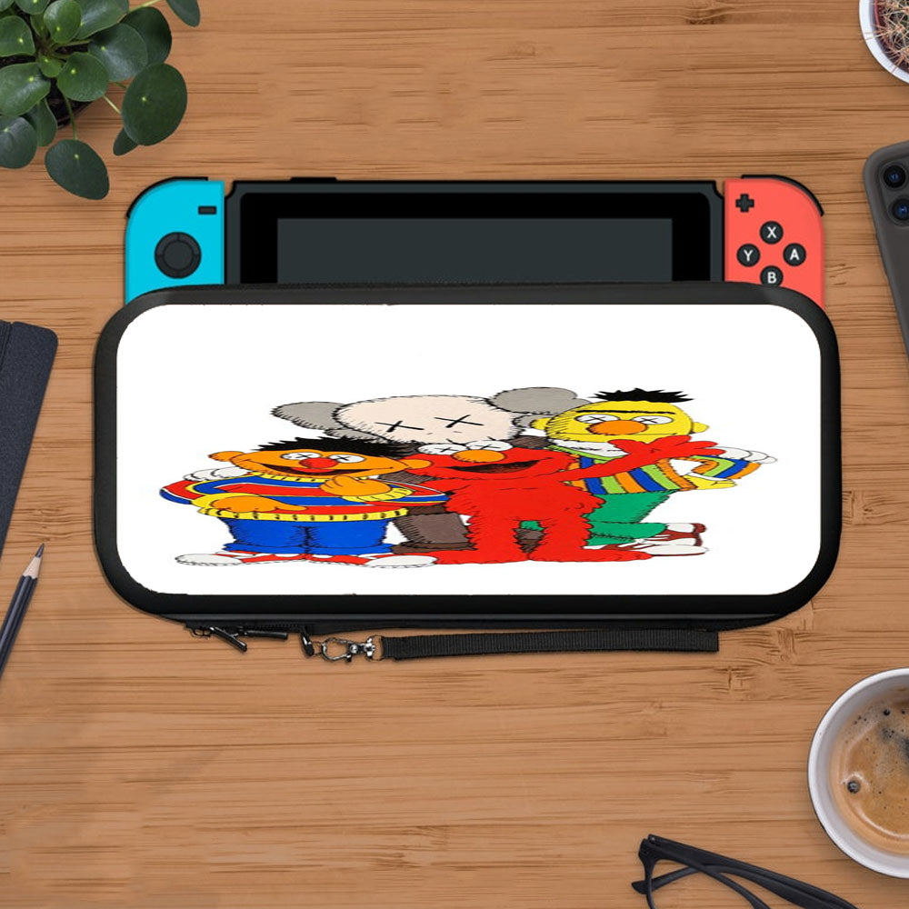Kaws X Sesame Street Family Collab Protective Carry Switch Nintendo Switch 2 Case