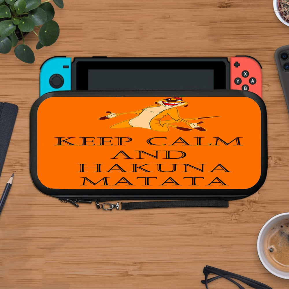 Keep Calm And Hakuna Matata Protective Carry Switch Nintendo Switch 2 Case