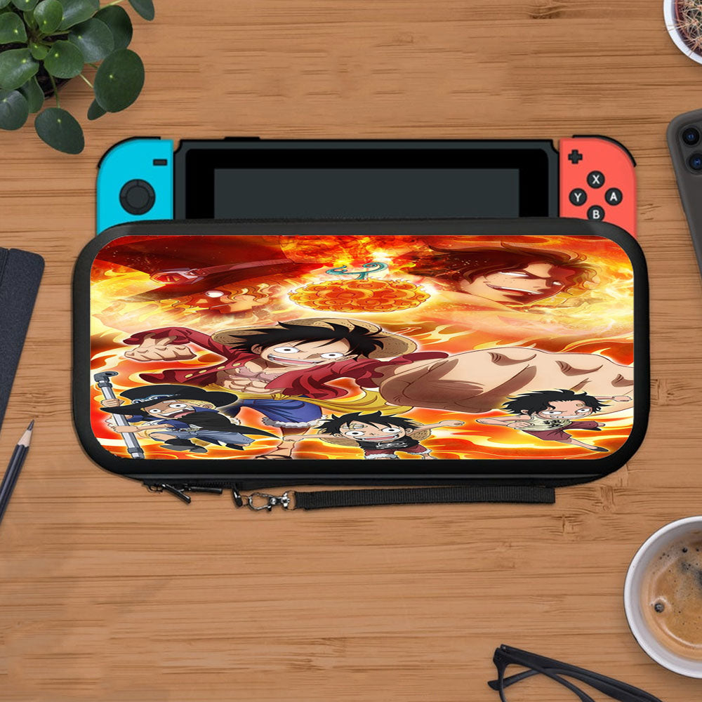 Kid Luffy Sabo And Ace One Piece Characters Protective Carry Switch Nintendo Switch 2 Case