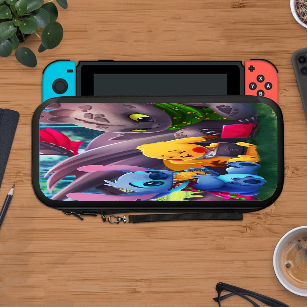 Lilo Stitch Pikachu Pokemon Toothless How To Train Protective Carry Switch Nintendo Switch 2 Case