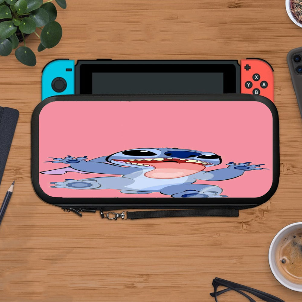 Lilo Stitch Pink Background Protective Carry Switch Nintendo Switch 2 Case