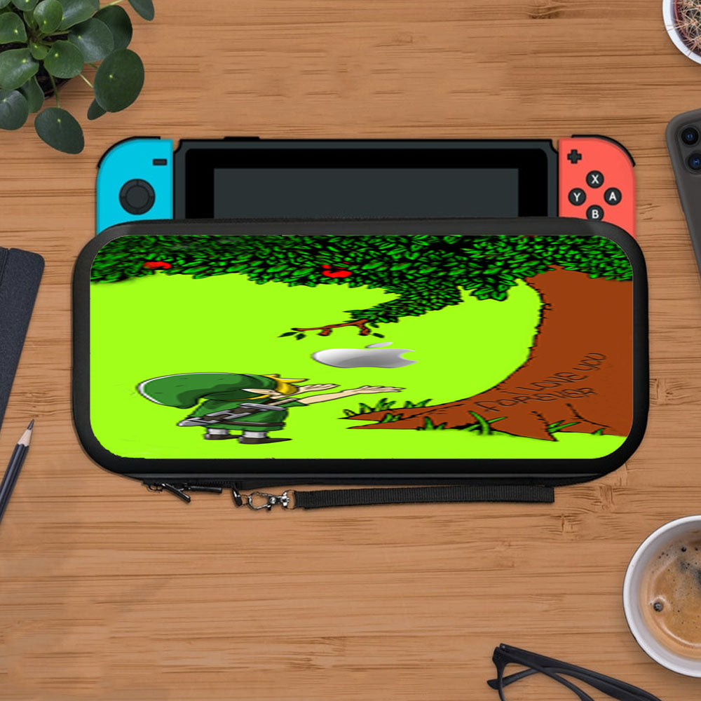 Link Legend Of Zelda And Giving Tree Apple Protective Carry Switch Nintendo Switch 2 Case