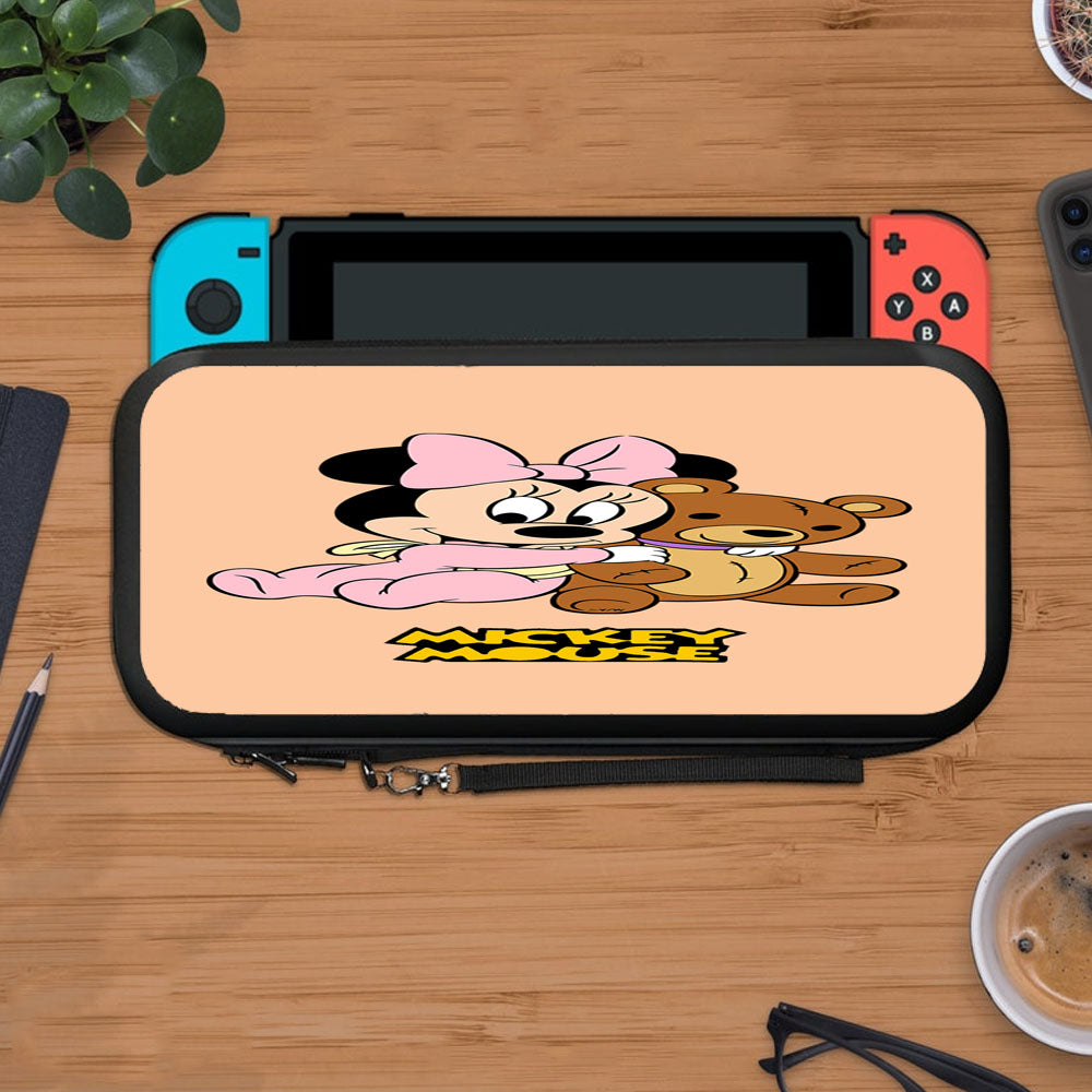 Little Minnie With Bear Protective Carry Switch Nintendo Switch 2 Case