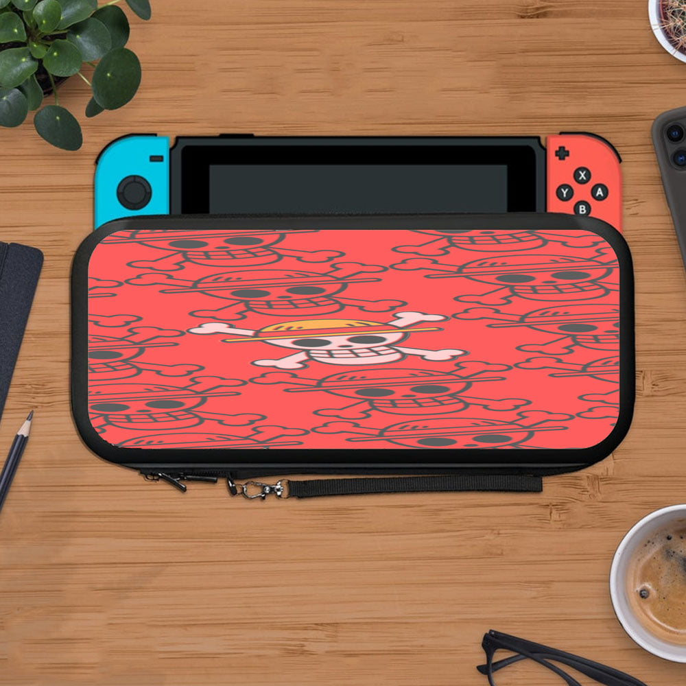 Luffy Onepiece Flag Pattern Protective Carry Switch Nintendo Switch 2 Case
