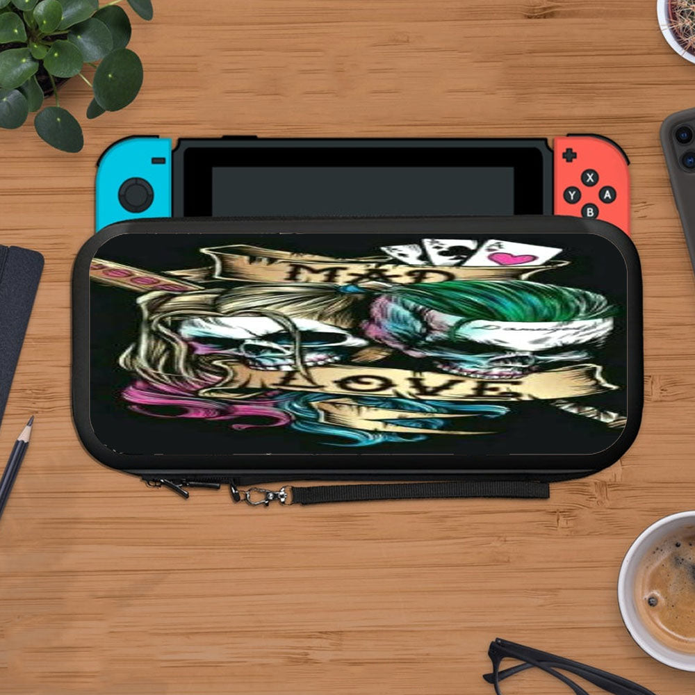 Mad Love Of Harley Quinn And Joker Protective Carry Switch Nintendo Switch 2 Case