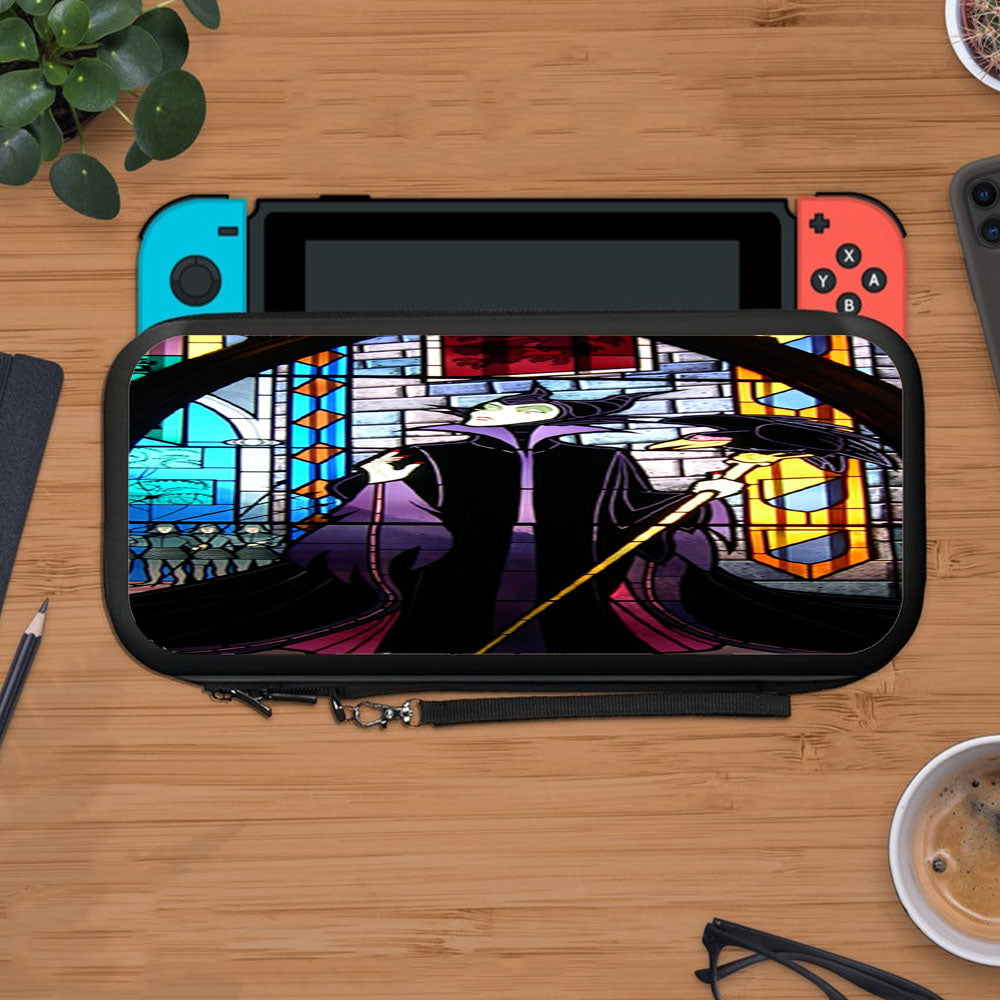 Maleficent Sleeping Beauty Glass Design Protective Carry Switch Nintendo Switch 2 Case