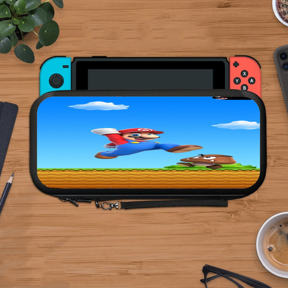 Mario And Bullet Bill Wallpaper Protective Carry Switch Nintendo Switch 2 Case