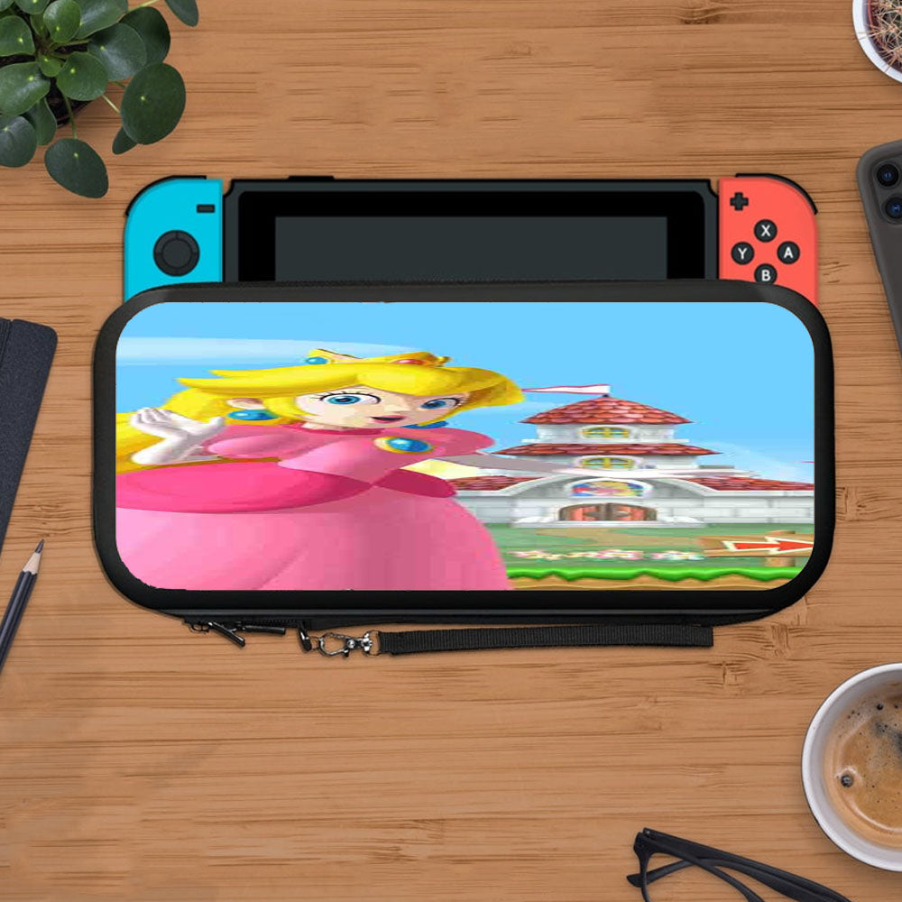 Mario And Princess Peach Left Protective Carry Switch Nintendo Switch 2 Case