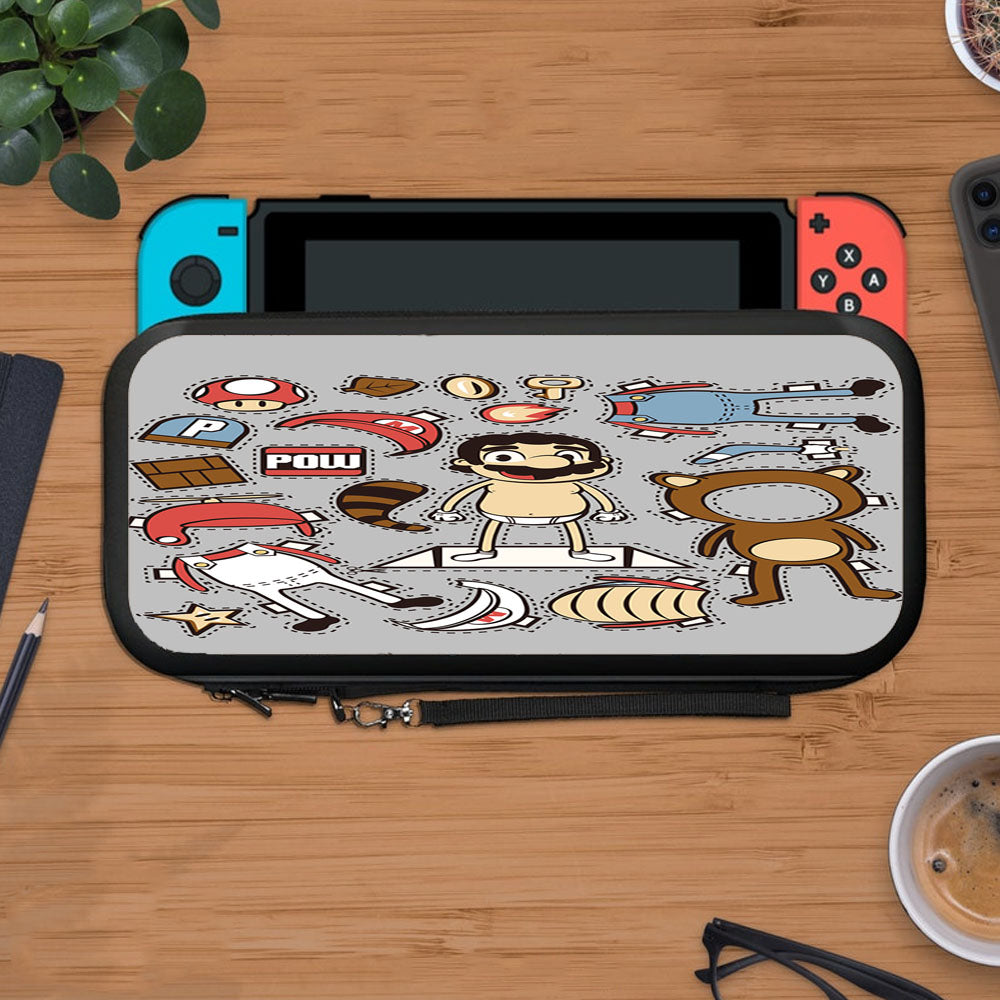Mario Bros Dress Custome Protective Carry Switch Nintendo Switch 2 Case