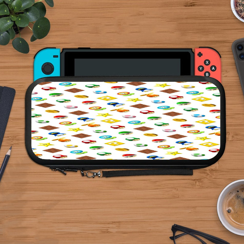 Mario Bros Game Platform Pattern Protective Carry Switch Nintendo Switch 2 Case