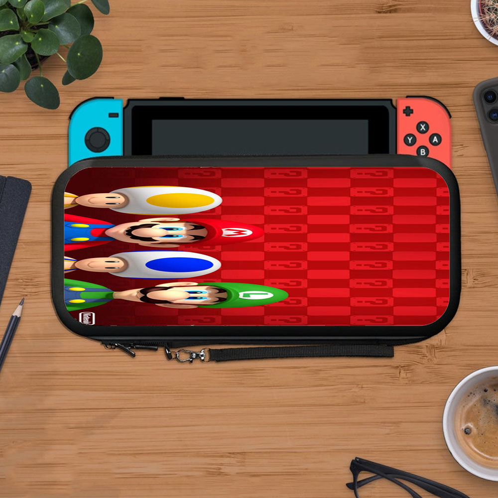 Mario Bross Family Nitendo Protective Carry Switch Nintendo Switch 2 Case