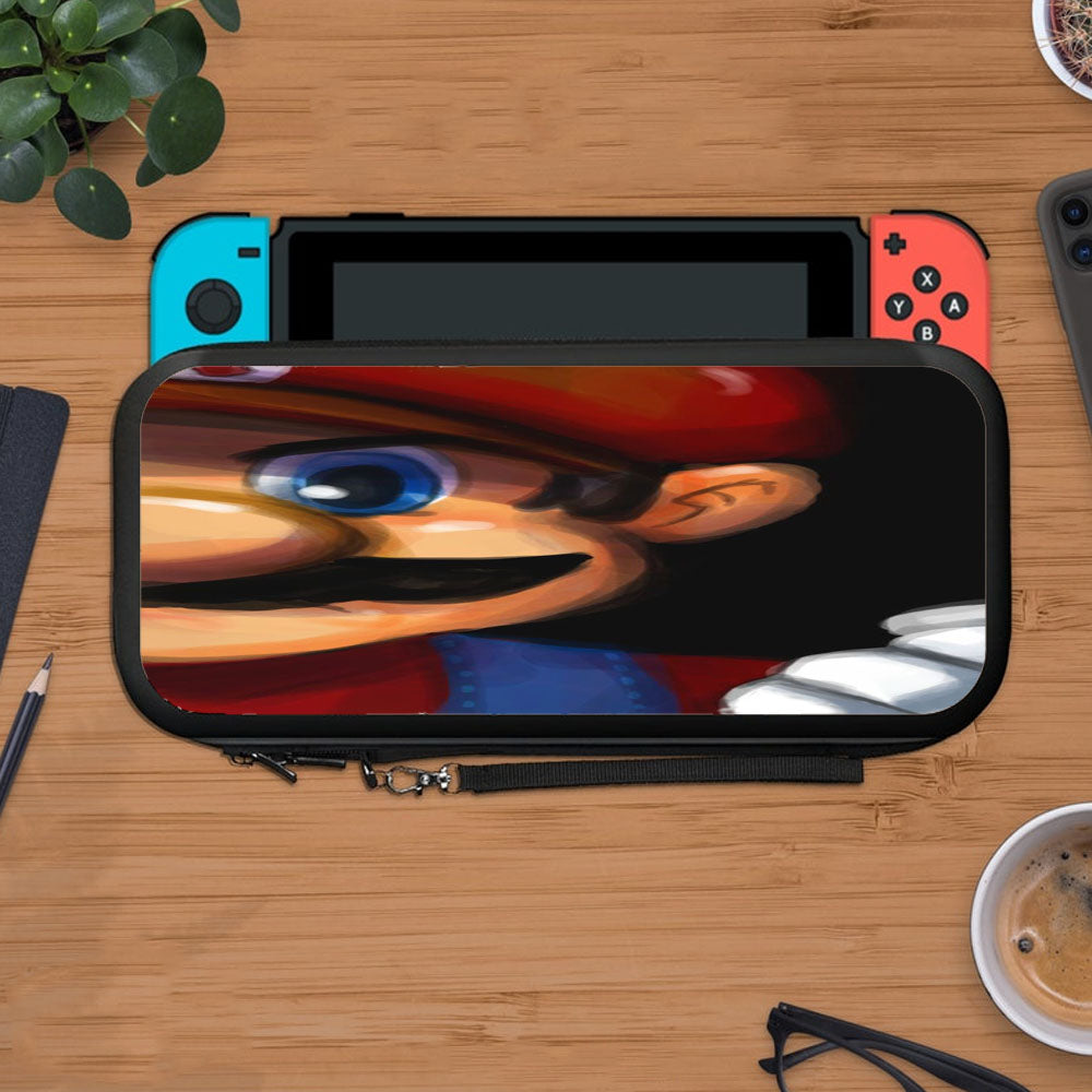 Mario Face Fanart Protective Carry Switch Nintendo Switch 2 Case
