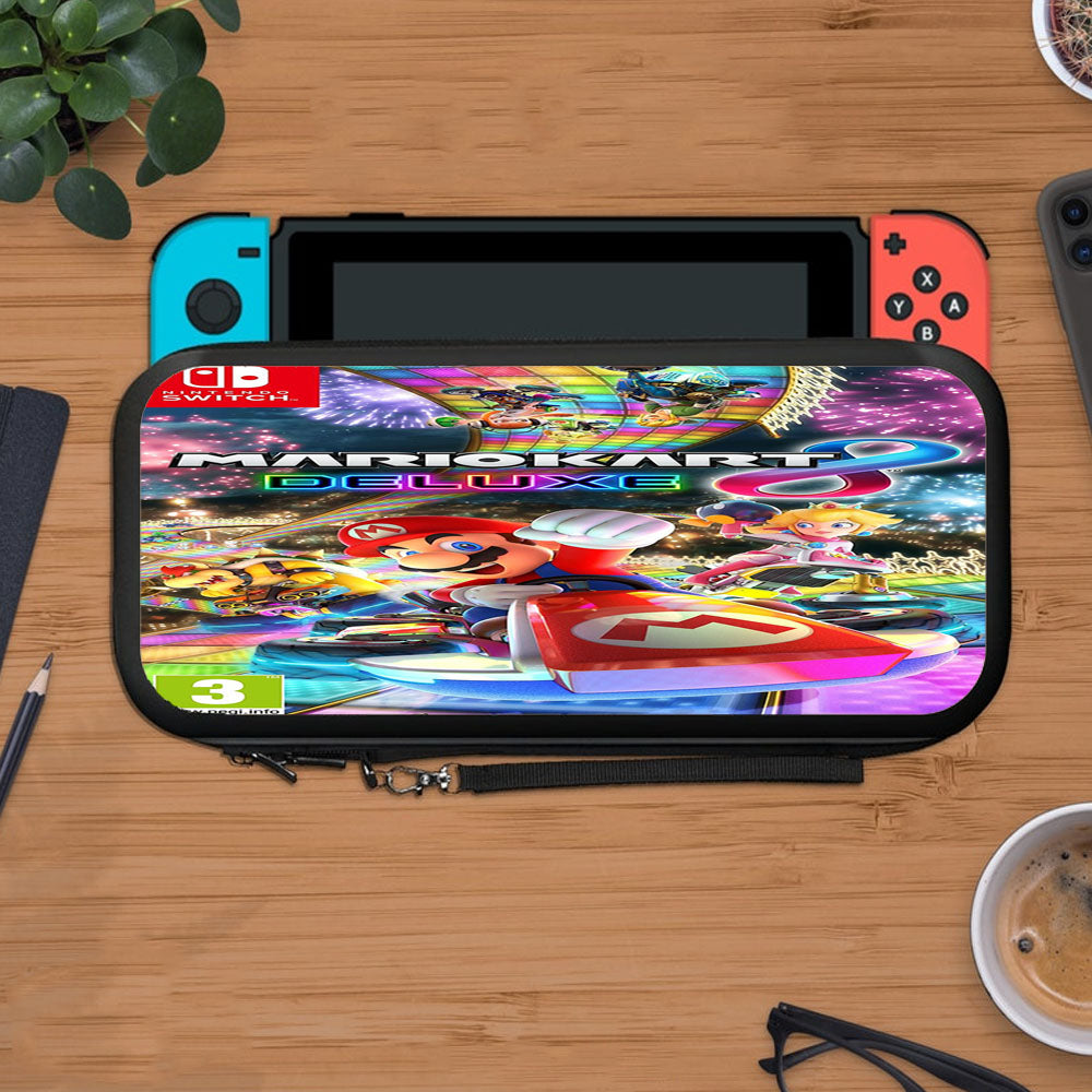 Mariokart Tour Deluxe Nintendo Wallpaper Protective Carry Switch Nintendo Switch 2 Case