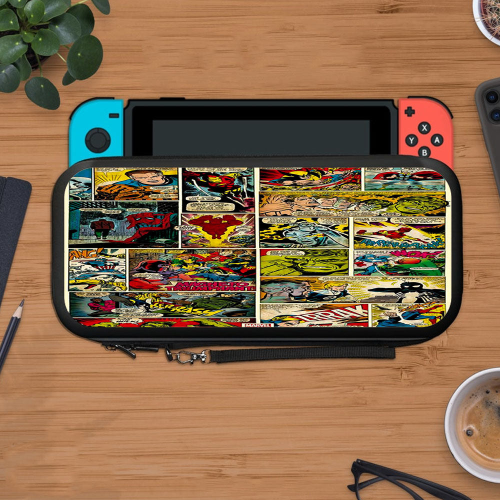 Marvel Comic Book Pages Protective Carry Switch Nintendo Switch 2 Case