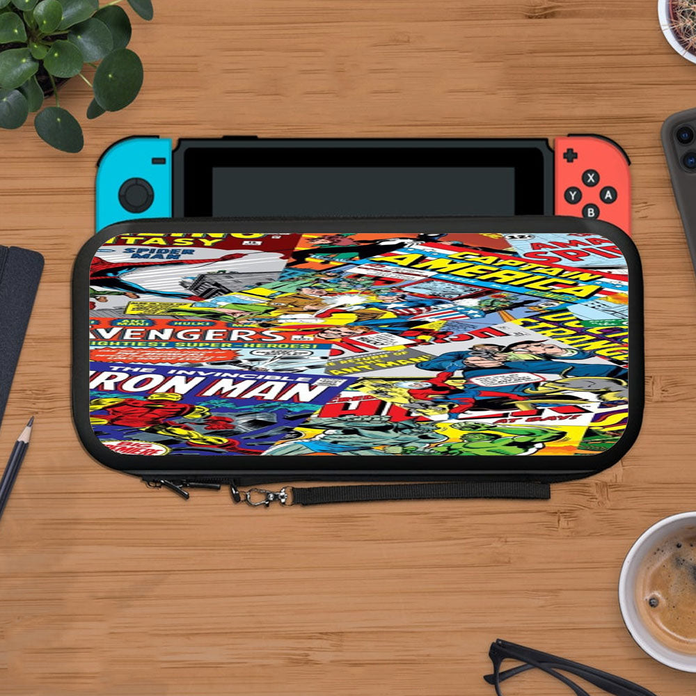 Marvel Comics Pattern Protective Carry Switch Nintendo Switch 2 Case