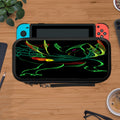 Mega Sceptile Pokemon Line Art On Black Protective Carry Switch Nintendo Switch 2 Case