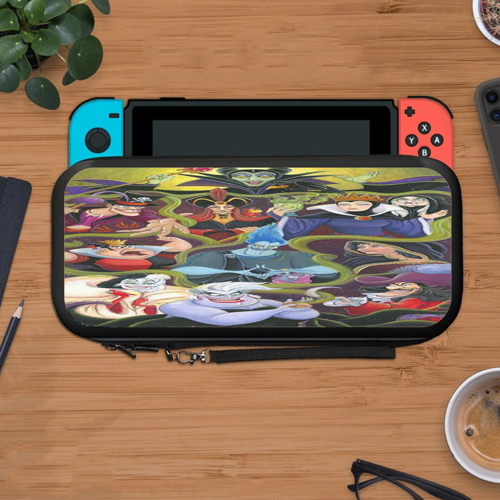 Michelle St Laurent Disney Villains Collage Protective Carry Switch Nintendo Switch 2 Case
