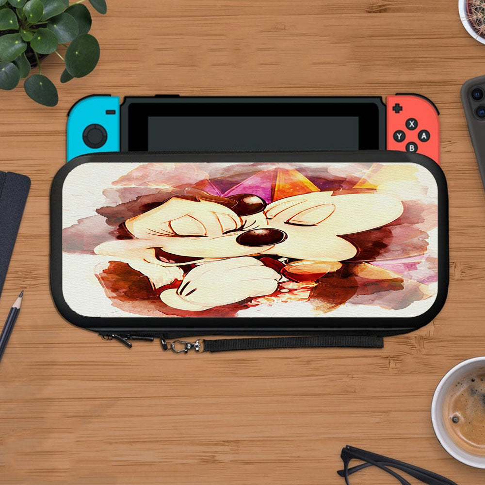 Mickey And Minnie Mouse Watercolour Protective Carry Switch Nintendo Switch 2 Case