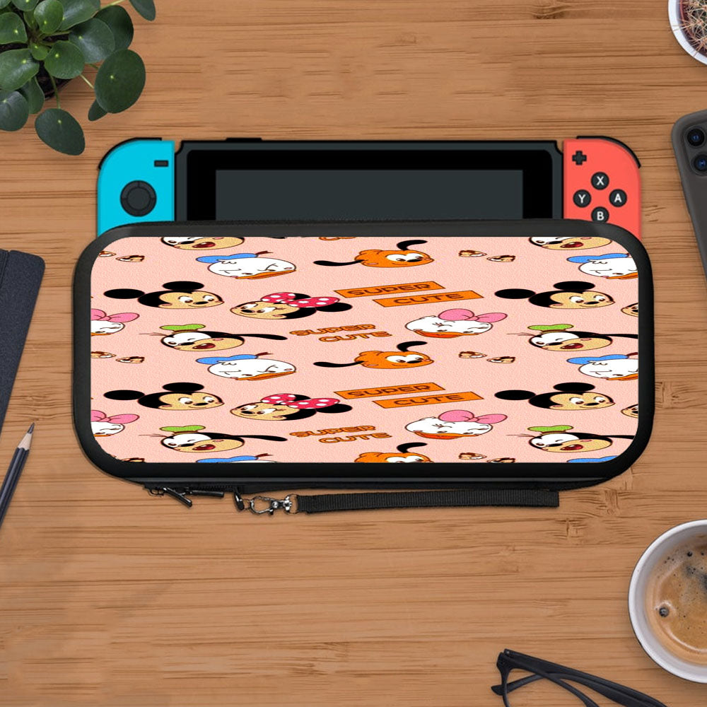 Mickey Minnie And Friends Cute Doodle Protective Carry Switch Nintendo Switch 2 Case