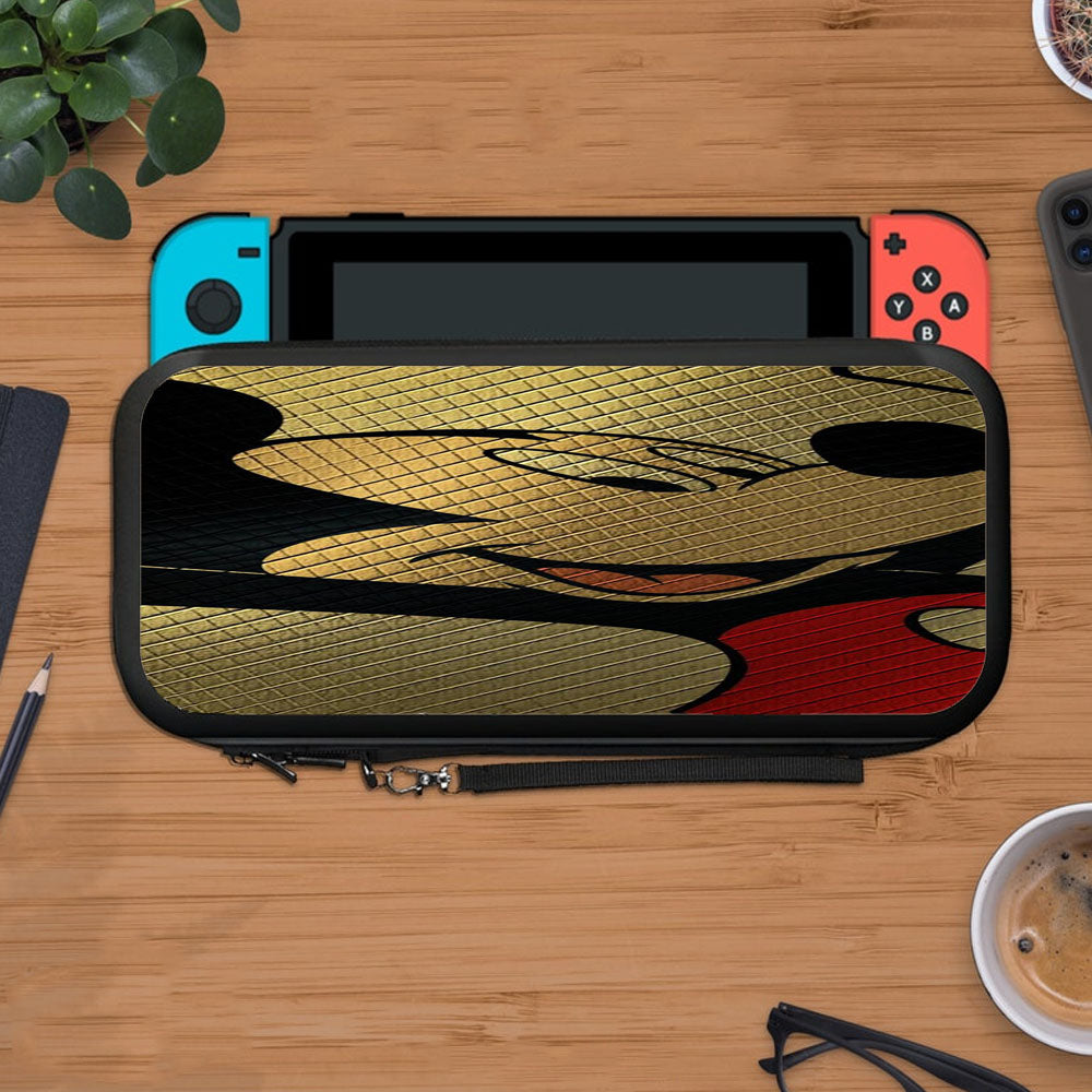 Mickey Mouse Gold Texture Protective Carry Switch Nintendo Switch 2 Case