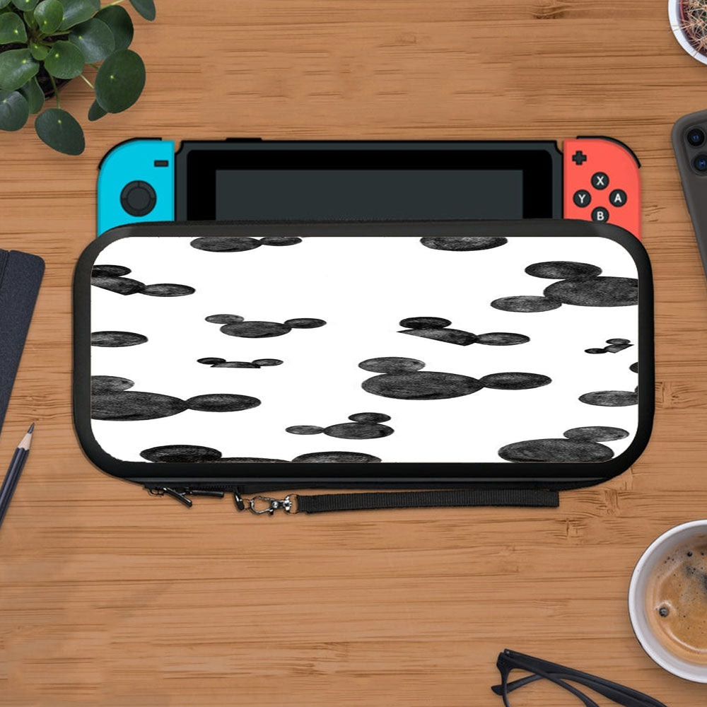 Mickey Mouse Head Pattern Silhouette Protective Carry Switch Nintendo Switch 2 Case