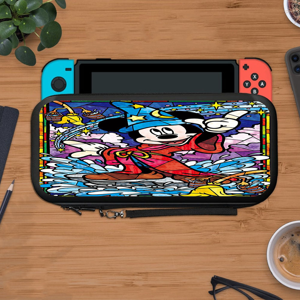 Mickey Mouse Stained Glass Protective Carry Switch Nintendo Switch 2 Case