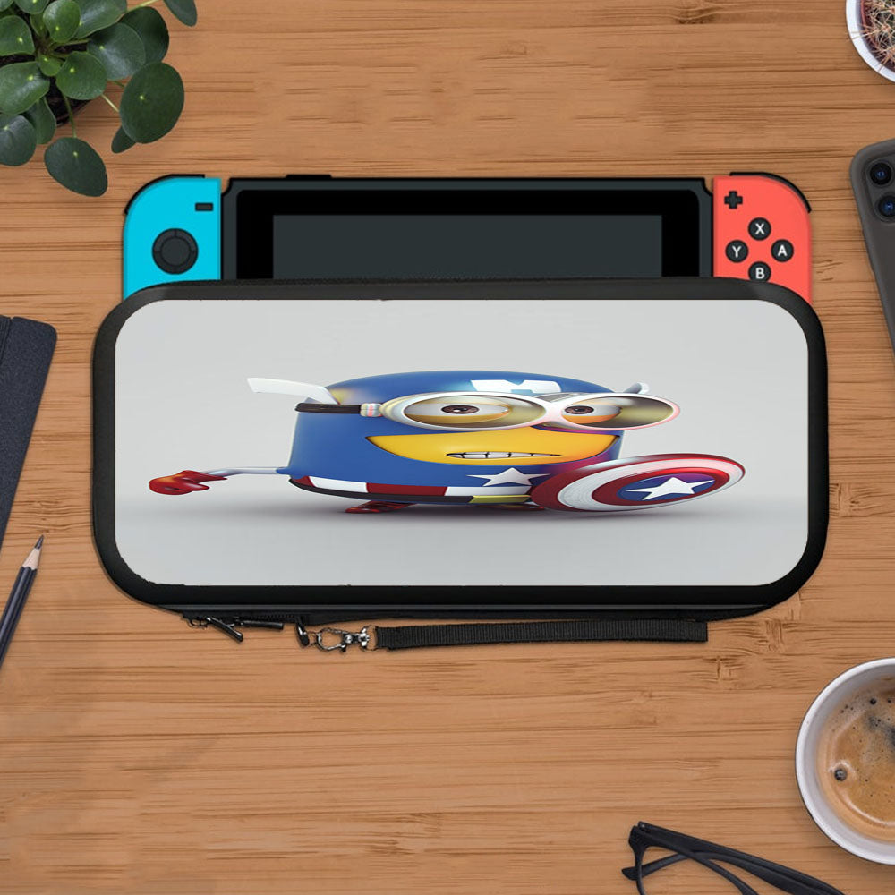 Minion Captain America Version Protective Carry Switch Nintendo Switch 2 Case