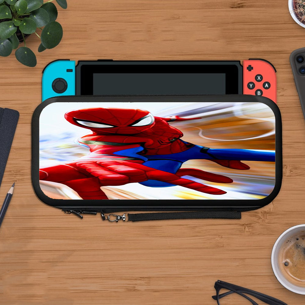 Moving Fast Spiderman Art Protective Carry Switch Nintendo Switch 2 Case
