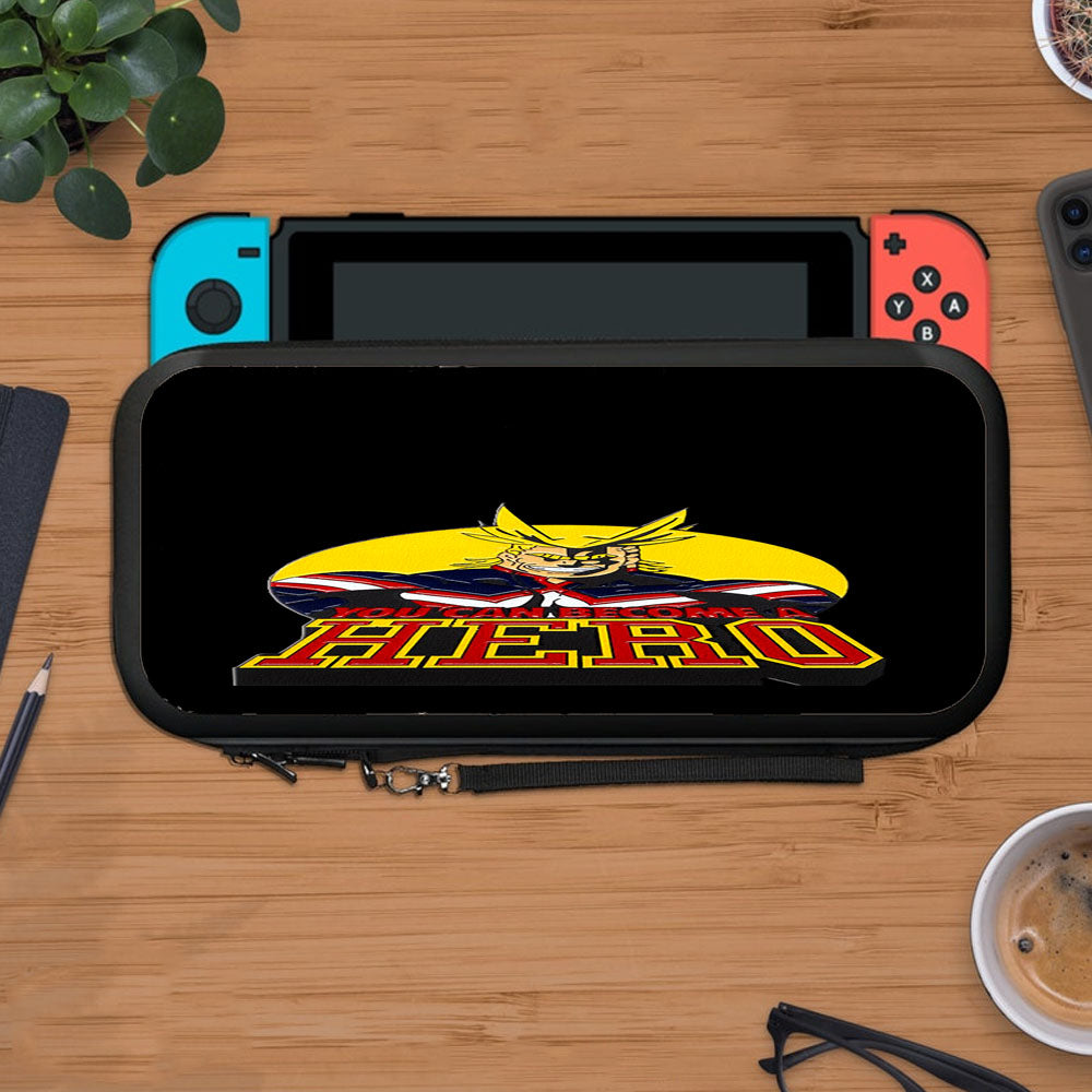 My Hero Academia All Might Emblem Round Protective Carry Switch Nintendo Switch 2 Case