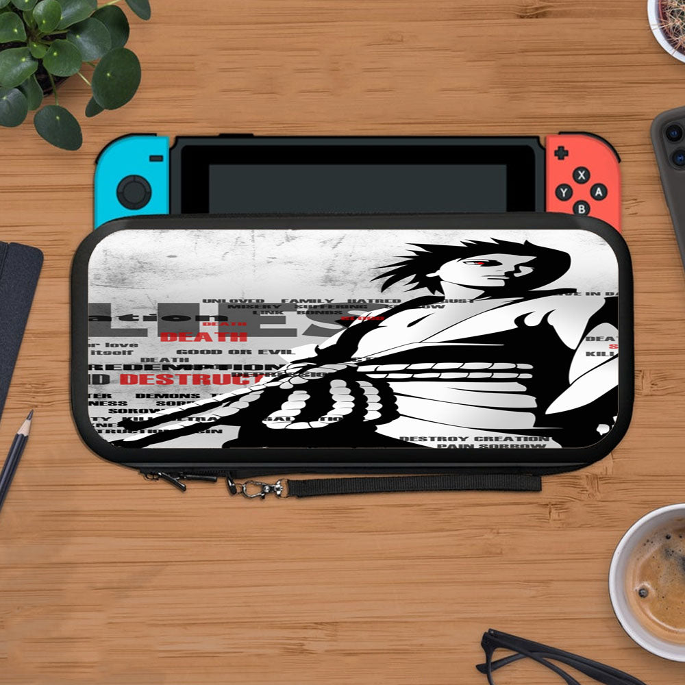 Naruto Sasuke Uchiha Painful Protective Carry Switch Nintendo Switch 2 Case