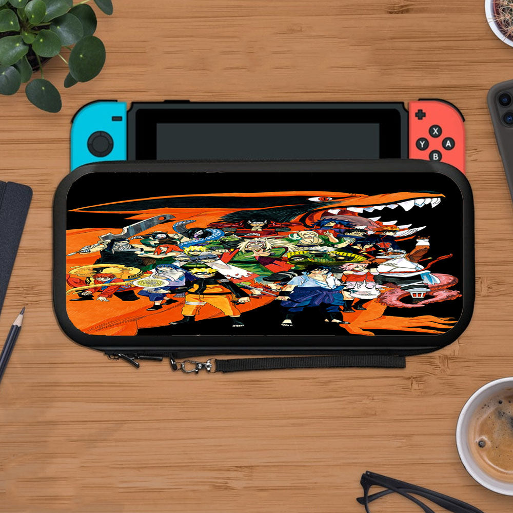 Naruto Shippuden Collaboration Poster Protective Carry Switch Nintendo Switch 2 Case